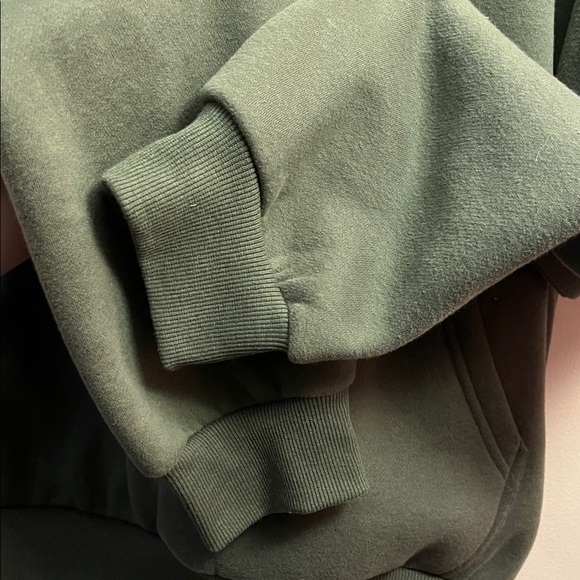 Comfy Olive Green Women's Hoodie - Picture 3 of 3